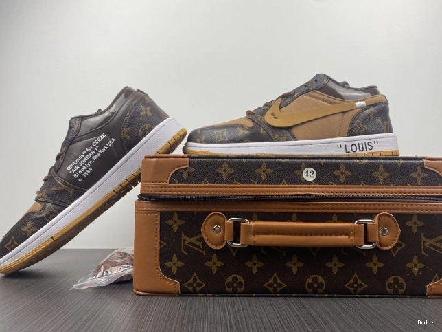 Bmlin x LOW Off-Louis AJ1 Air 1 Jordan OW 0804